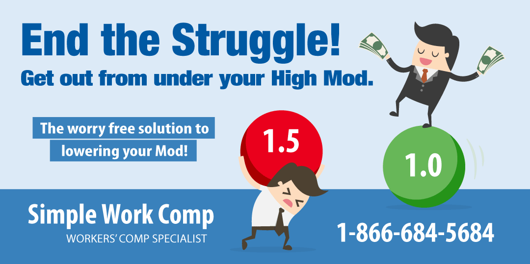 how to lower your mod, lower work comp, simple work comp,