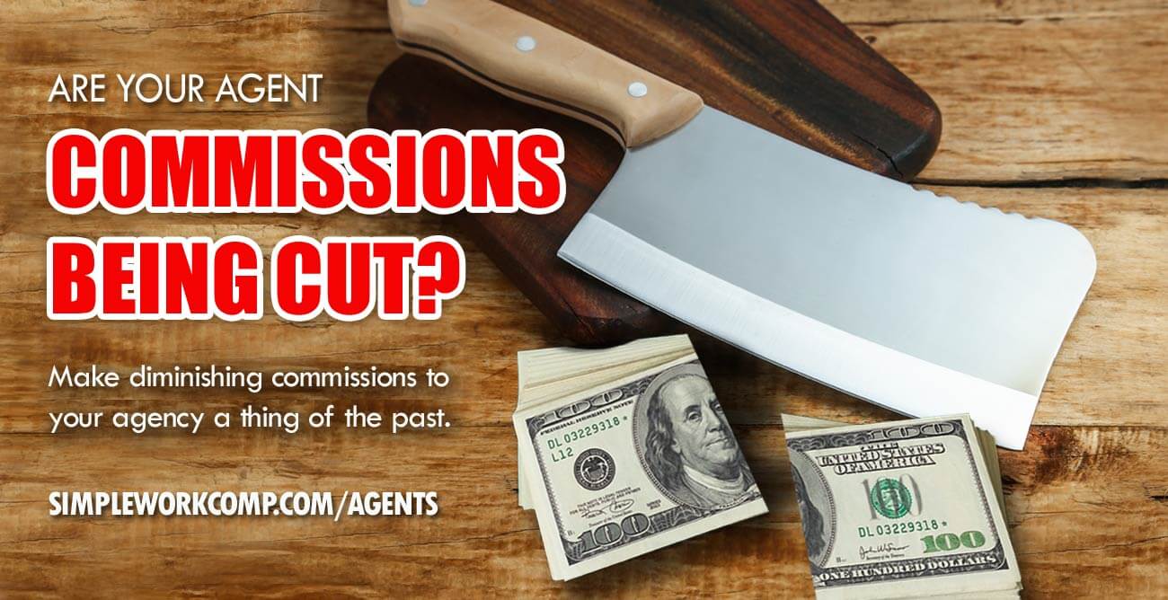 Fix diminishing agent commissions with Simple Work Comp